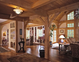 Timber Frame Interior