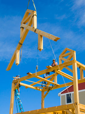 Timber Frame Raising